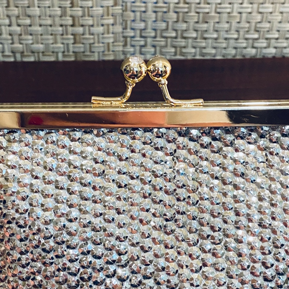 🌟HP🌟NWOT Gold Sequin Handbag/Clutch by Aldo - Picture 3 of 12